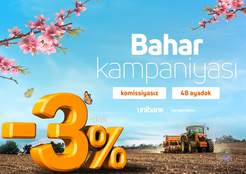 Unibank biznes sahibləri üçün Bahar kampaniyasını davam etdirir