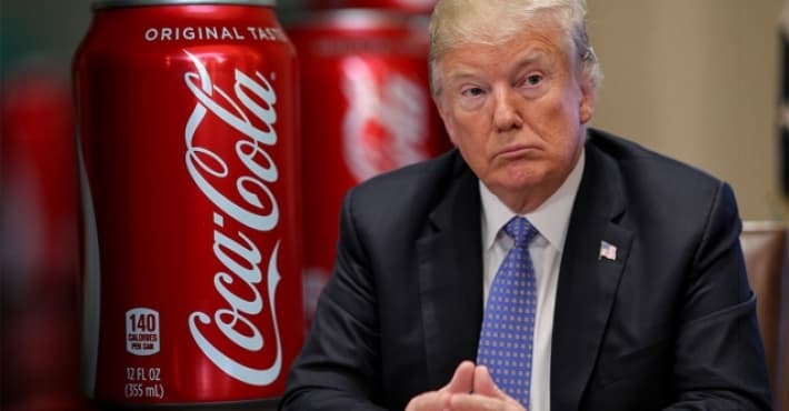 Donald Tramp Coca-Cola və digər korporasiyaları boykota çağırır