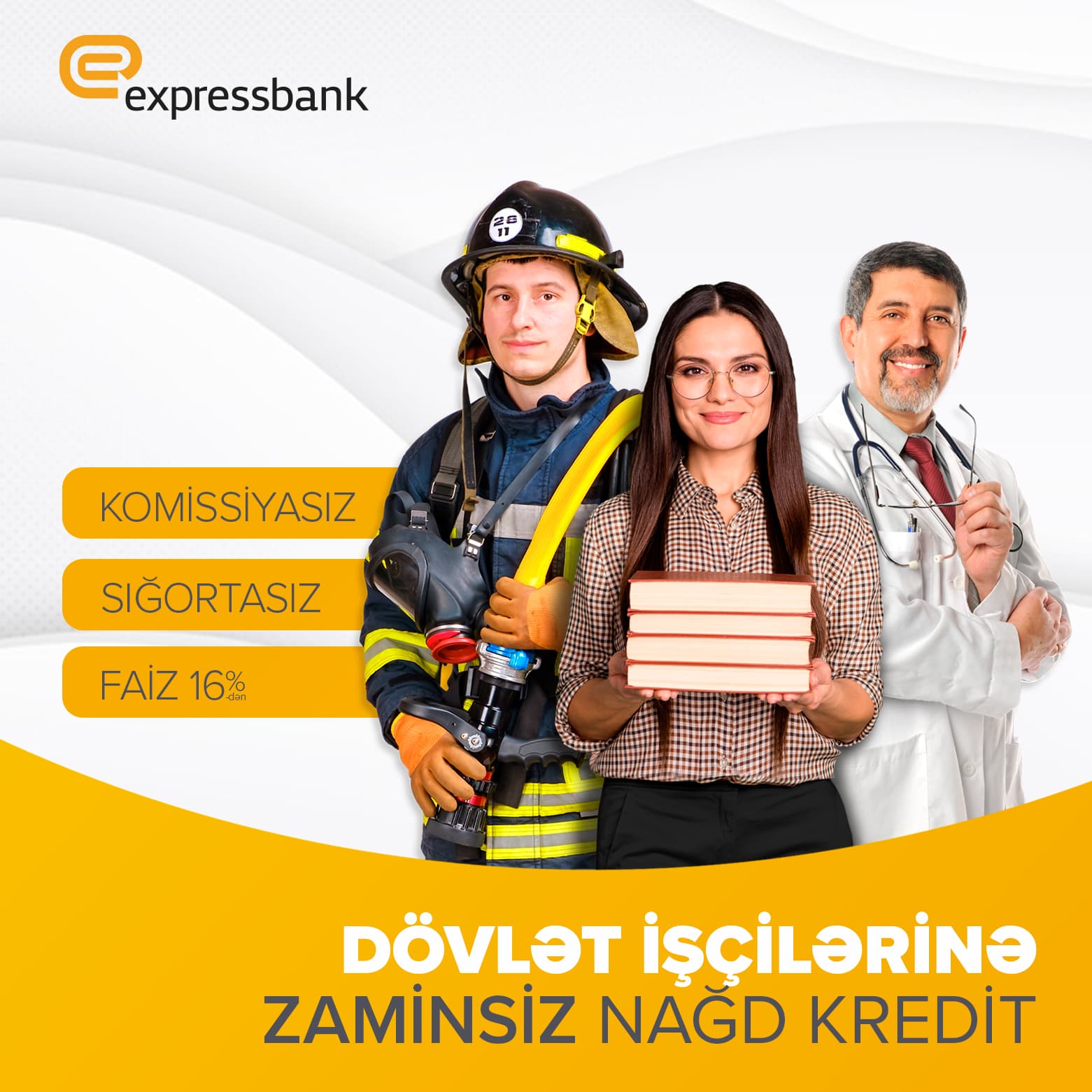Expressbank-dan Dövlət işçilərinə “Beşi birində” kampaniyası