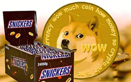 Snickers Dogecoin-ə dəstək verdi