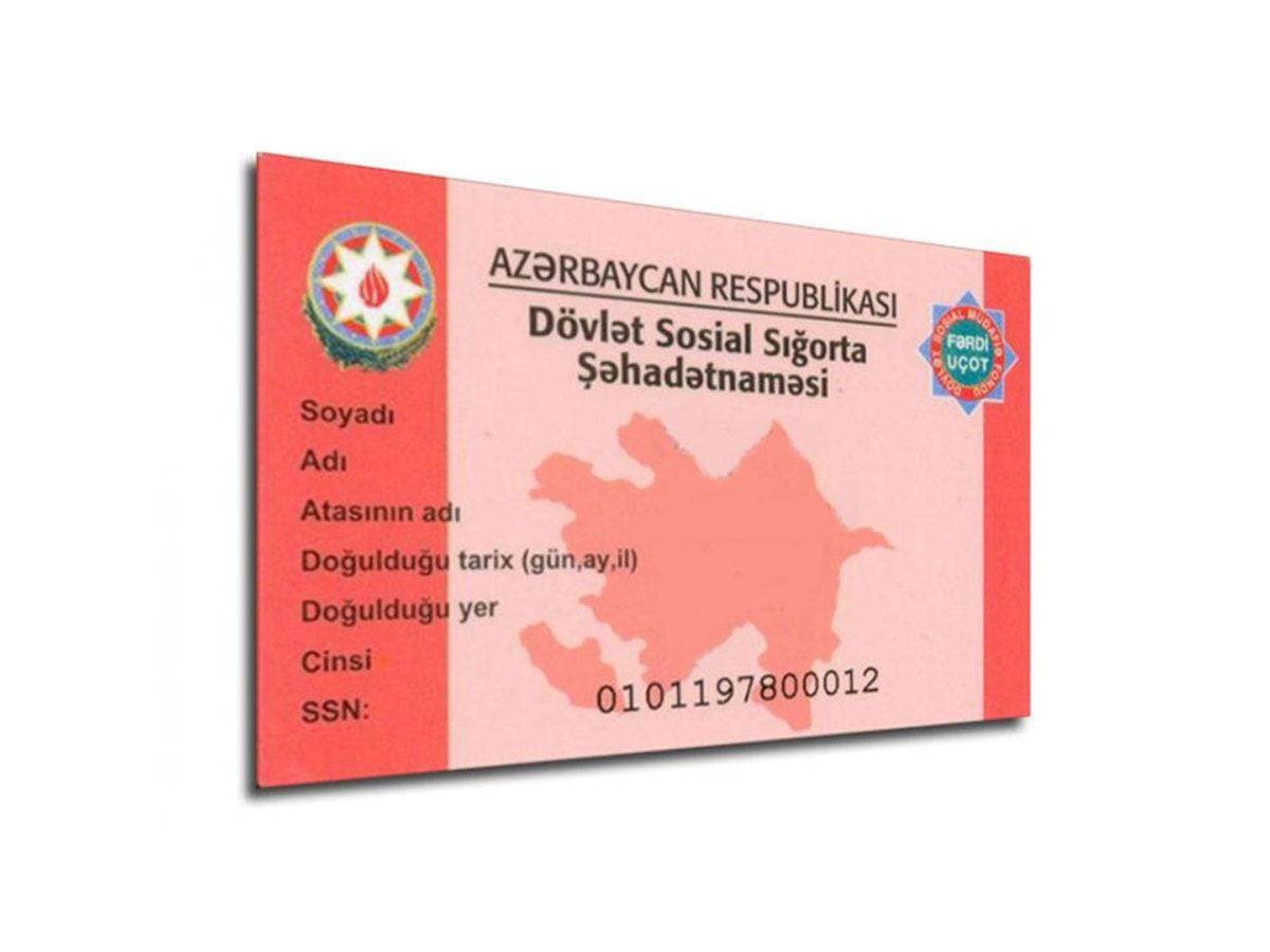 Dövlət sosial sığorta şəhadətnaməsi ləğv olunub