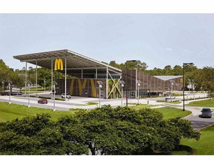 Sıfır enerjili “McDonald”s tikildi