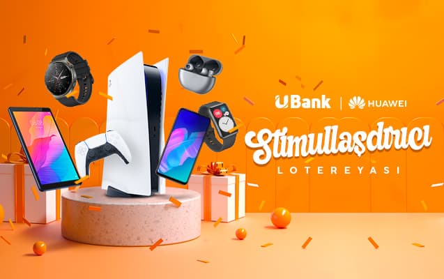 Unibankın mobil əlavəsində bonuslarını dəyiş, lotereyada qalib olmaq şansı qazan