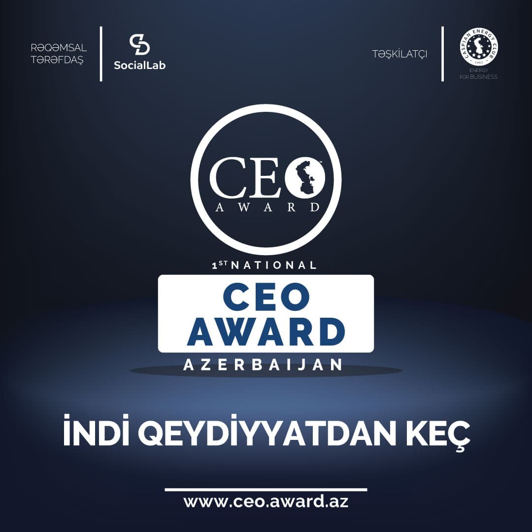 Birinci milli “CEO Award Azerbaijan”  müsabiqəsinə start verilir