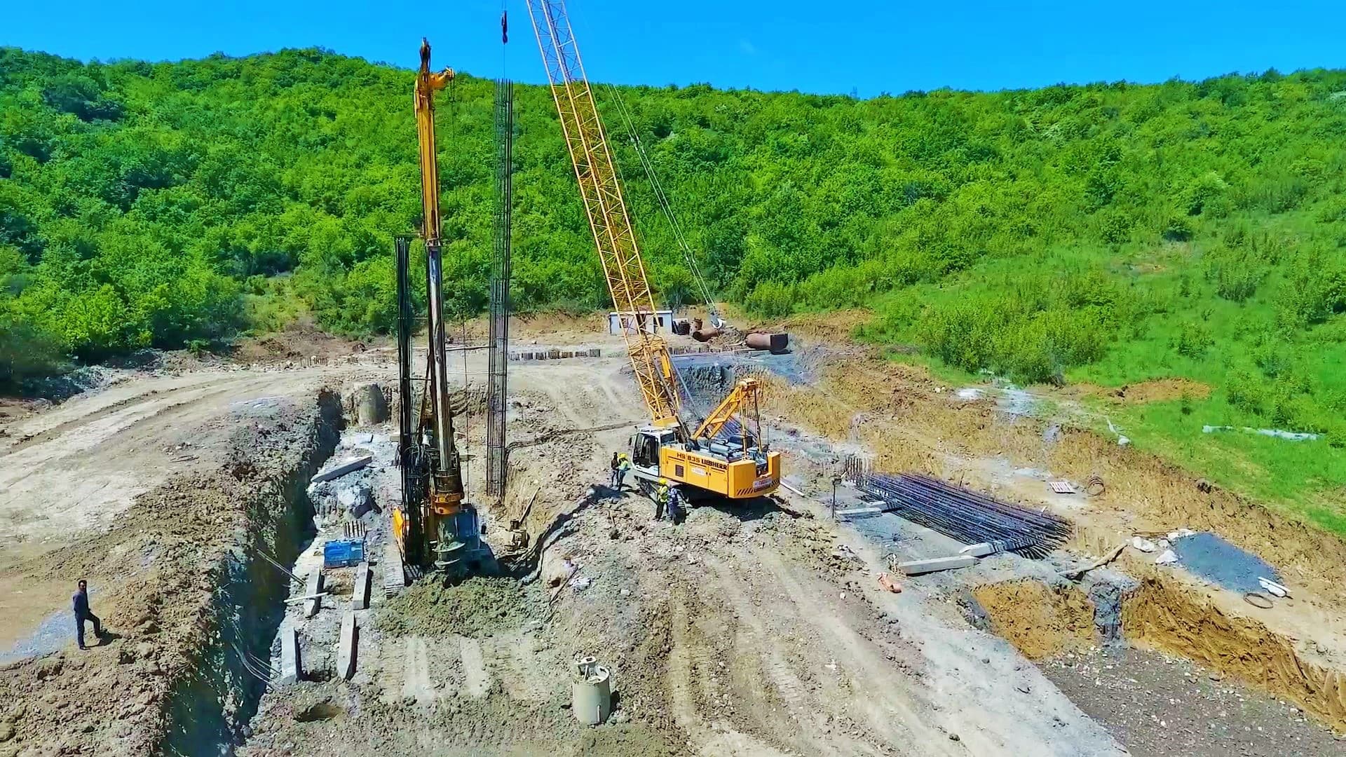 Muğanlı-İsmayıllı-Qəbələ yolunun ilk 14 km-lik hissəsinin tikintisinə başlanılıb