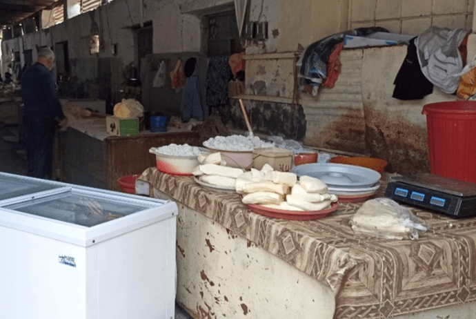 Yevlax bazarında nöqsanlar - Aşkarlanıb