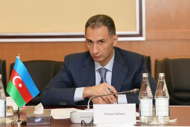 Rəşad Nəbiyev Moskvada “Roskosmos”-un baş direktoru ilə görüşüb