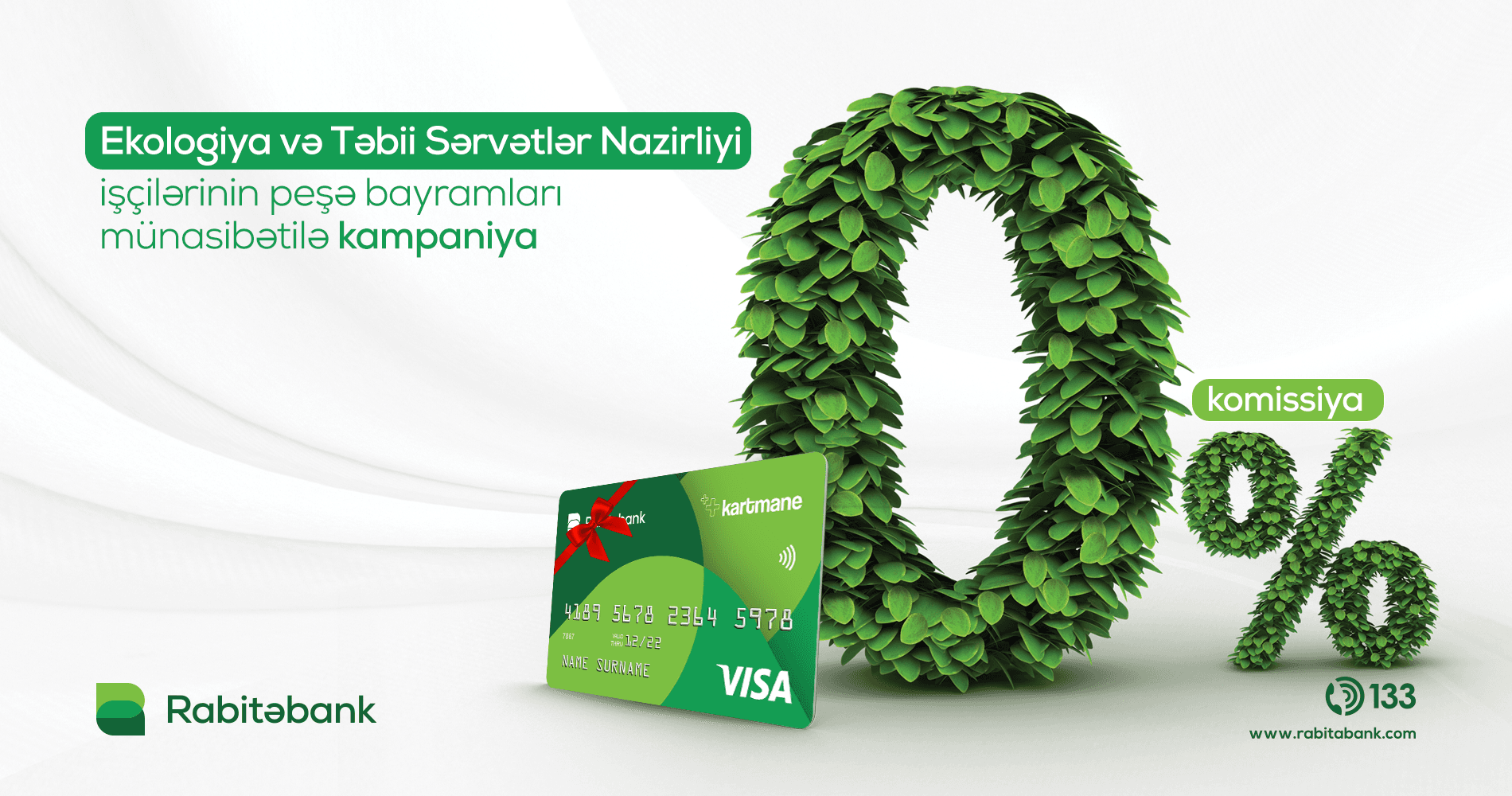 “Rabitəbank”da ekologiya işçiləri üçün güzəştli kredit kampaniyası