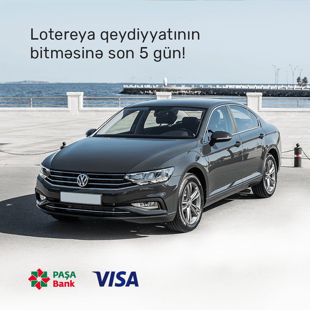 “Volkswagen Passat” üçün lotereyaya qeydiyyat davam edir