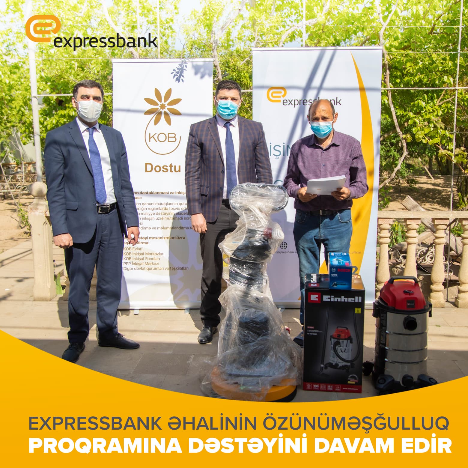 Expressbank əhalinin özünüməşğulluq proqramına dəstəyini davam edir