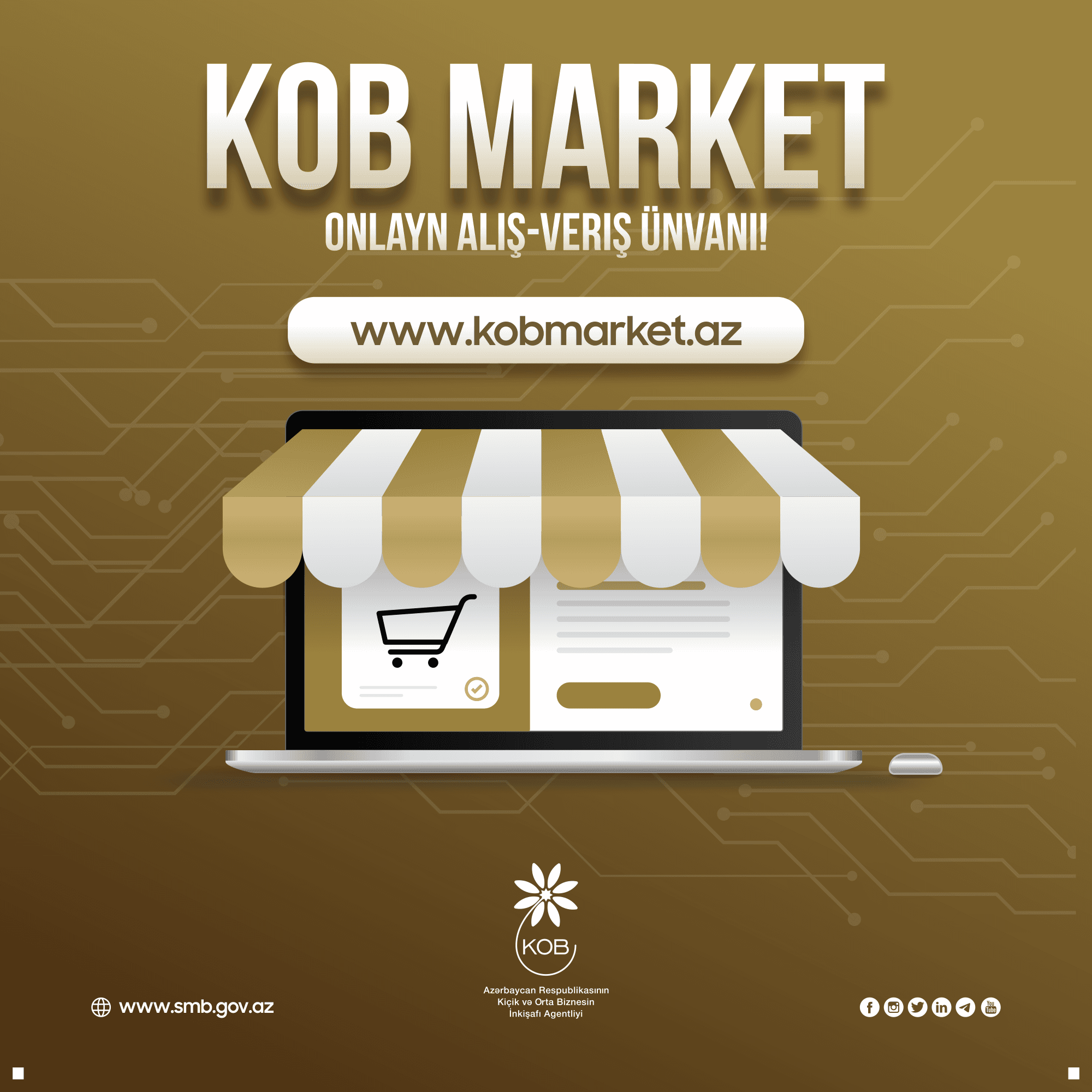 Mikro və kiçik sahibkarlar üçün www.kobmarket.az onlayn satış portalı istifadəyə verilib