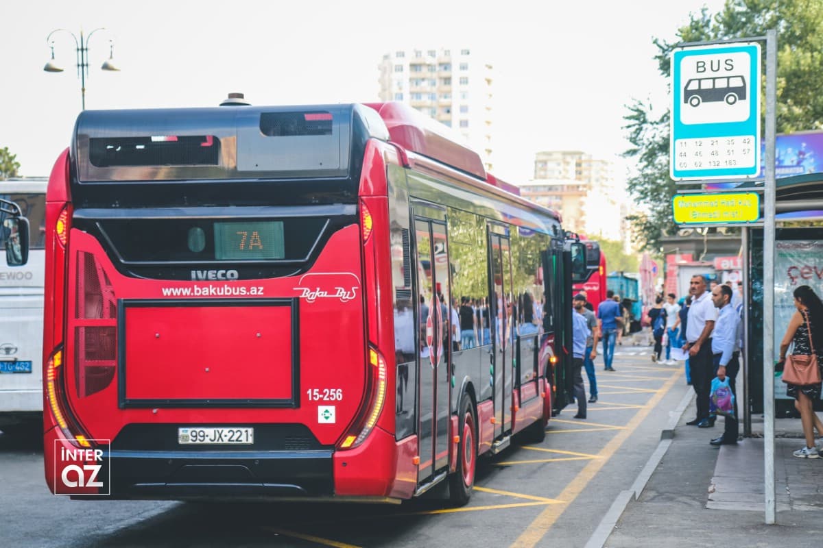 Bakıda bir marşrut xəttinin hərəkət sxemi müvəqqəti dəyişdiriləcək