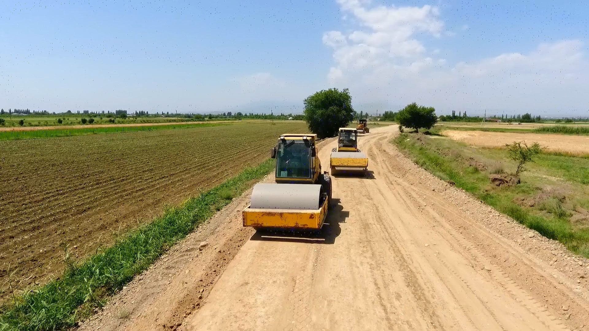 Goranboyda 8 kəndi birləşdirən yol yenidən qurulur
