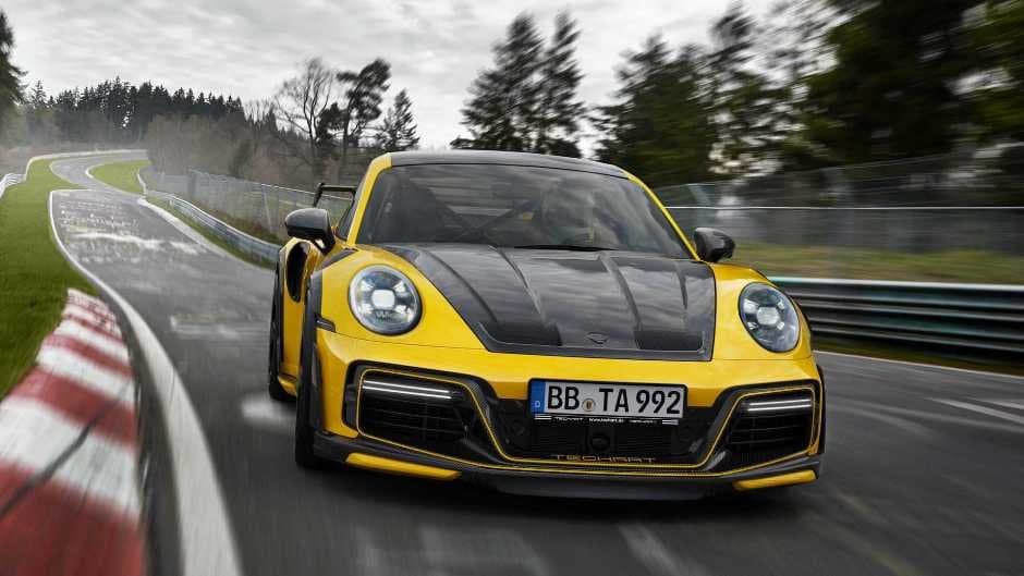 Yeni Porsche 911 Turbo modelinin unikal super gücü - FOTO