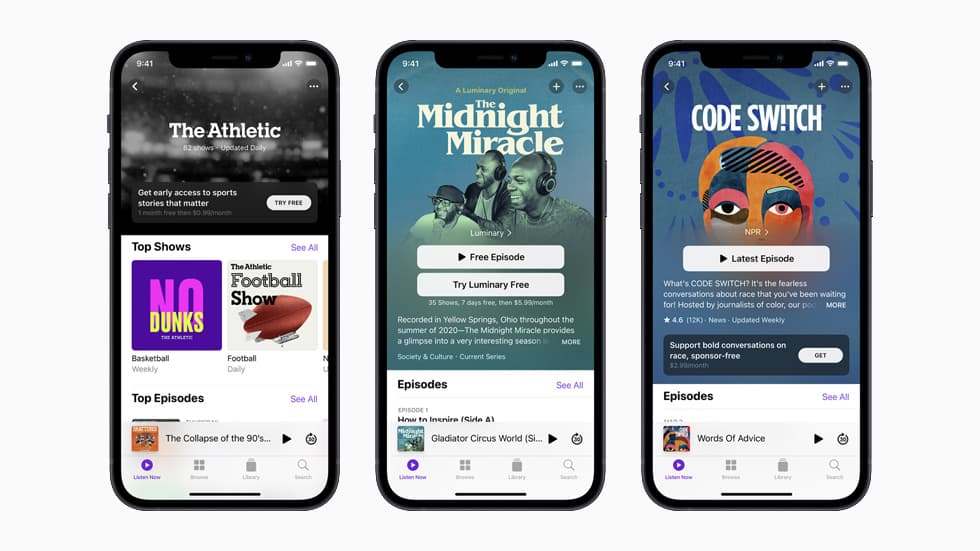 Apple ödənişli podkast abunəliyini açıq elan edib