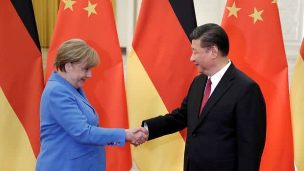 Çin Dövlət Başçısı Merkel və Makron ilə görüşəcək