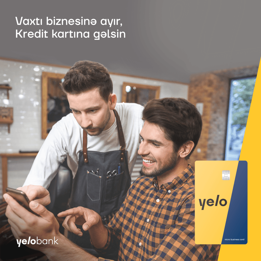 Mikrokreditlər Yelo Bankda daha sürətlidir