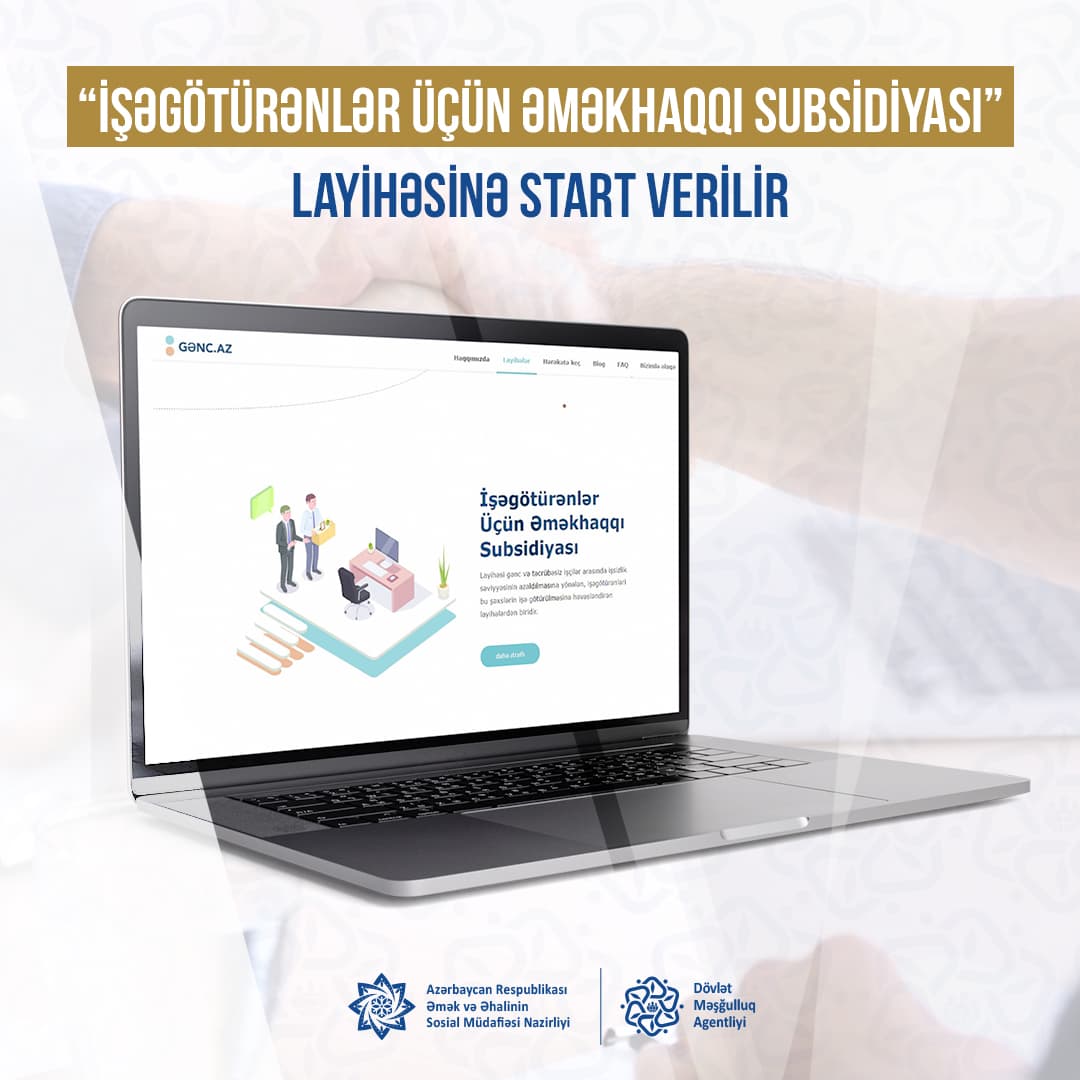İşəgötürənlər üçün Əməkhaqqı Subsidiyası layihəsinə start verilir