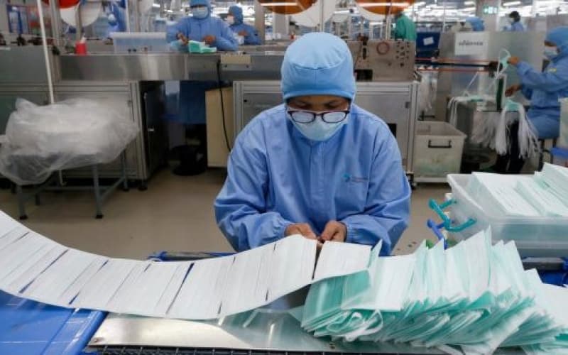 Azərbaycanda bu il 14 mln. tibbi maska istehsal olunub