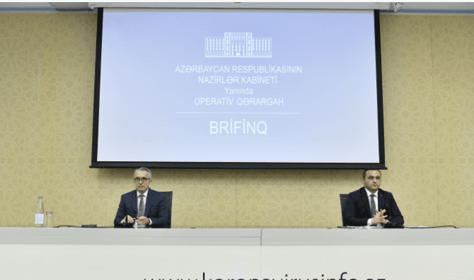 Operativ qərargah brifinq keçirir - CANLI YAYIM