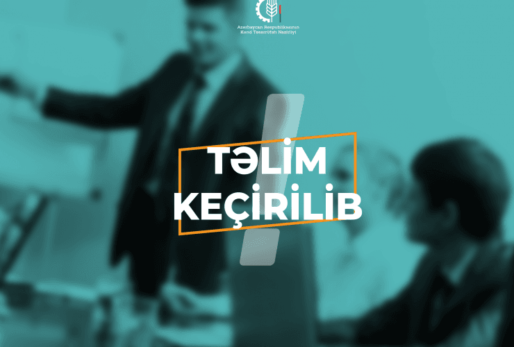 Bu ilin 6 ayında Kənd Təsərrüfatı Nazirliyində 2931 nəfərə 98 təlim keçirilib