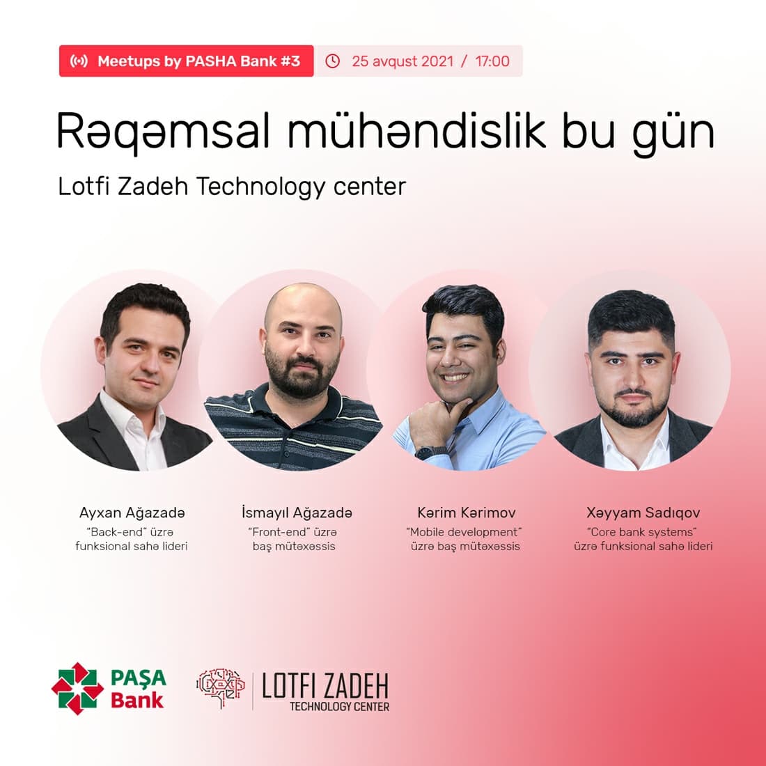 “Meetups by PASHA Bank” layihəsi çərçivəsində üçüncü görüşə hazırsınız?!