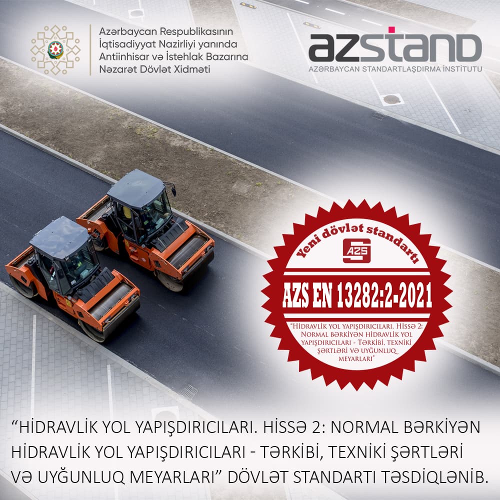 Yol tikintisi sahəsində yeni dövlət standartı təsdiq edilib