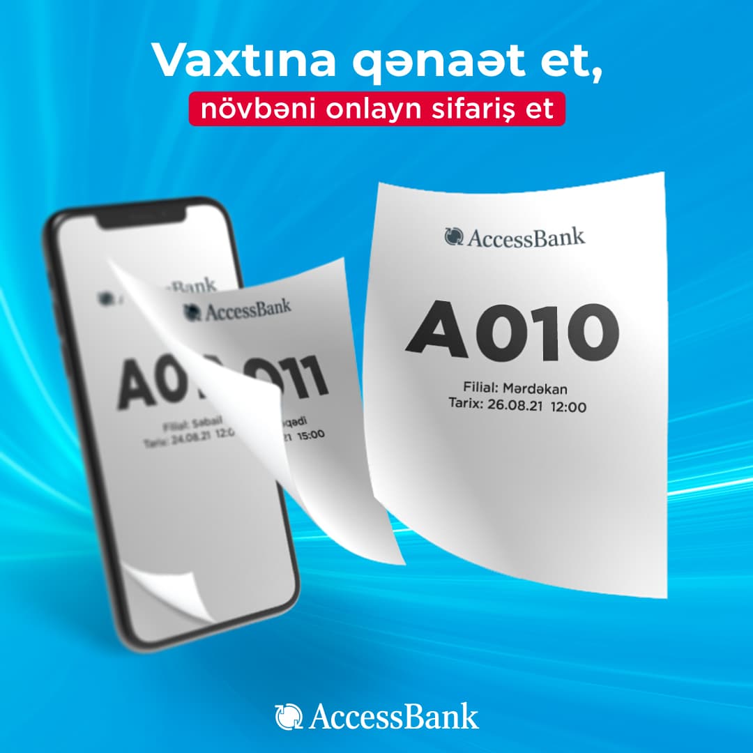 AccessBank-la vaxtına qənaət et!