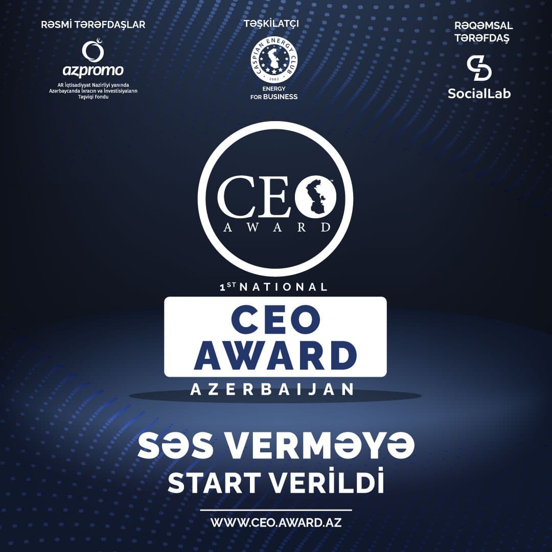 Caspian Energy Club ilk "CEO Award Azerbaijan" milli müsabiqəsinə start verib