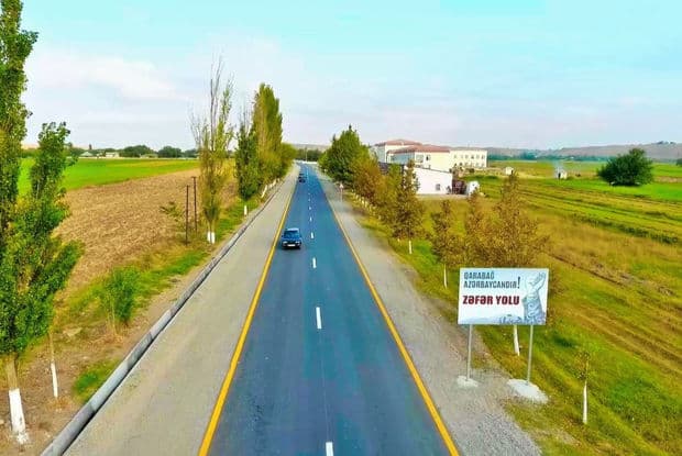 “Zəfər Yolu”nun inşası tamamlanmaq üzrədir - FOTO