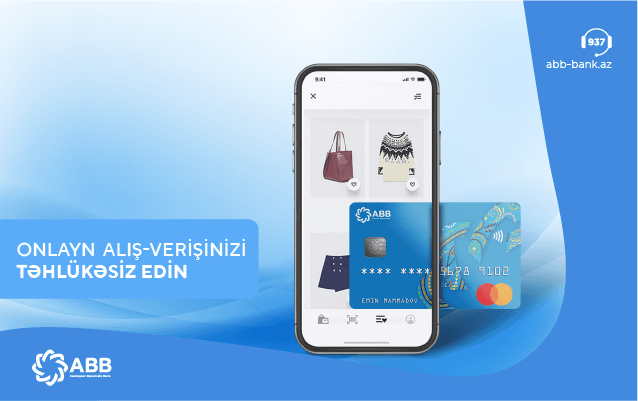 ABB-nin Mastercard ödəniş kartları ilə onlayn alış-veriş daha təhlükəsiz oldu