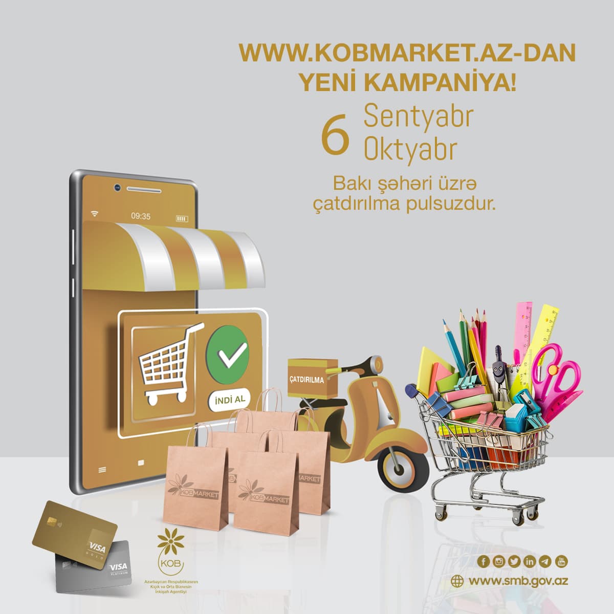Kobmarket.az onlayn alış-veriş platformasında YENİ KAMPANİYA