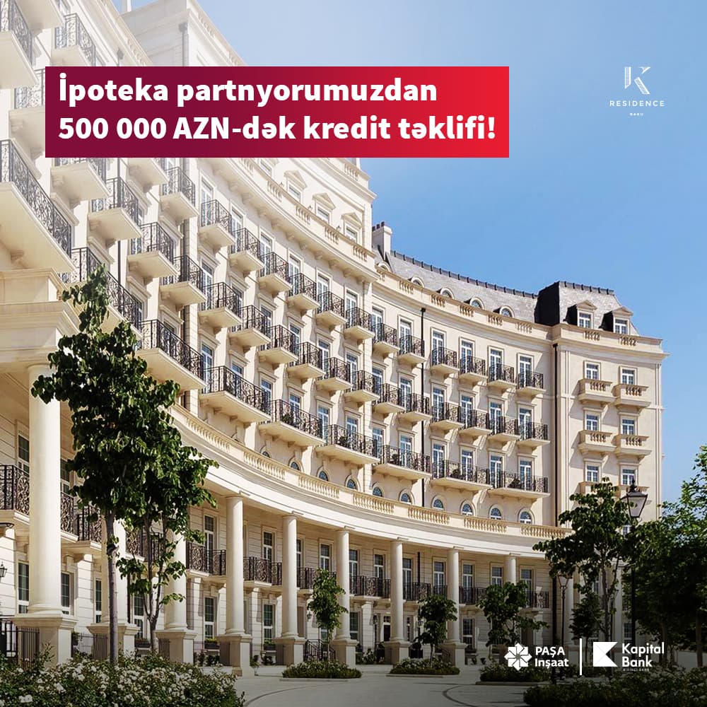 Kapital Bank illik 8%-dən başlayan sərfəli ipoteka krediti təklif edir