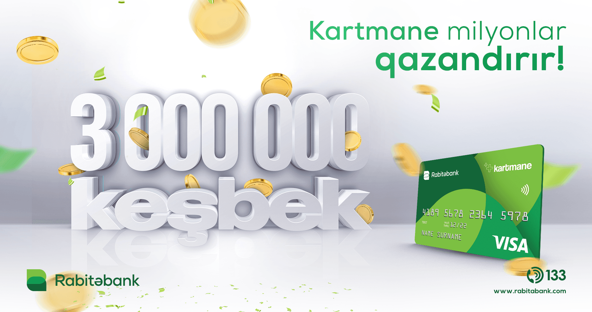 Bu kartın sahibləri 8 ayda 3 mln AZN-dən çox keşbek qazanıb