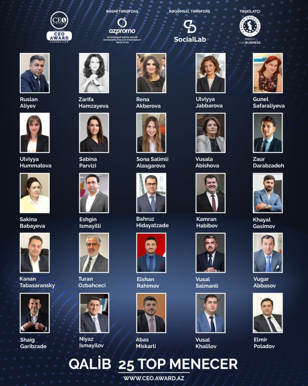 Birinci milli “CEO Award Azerbaijan” müsabiqəsinin qalibləri elan edilib