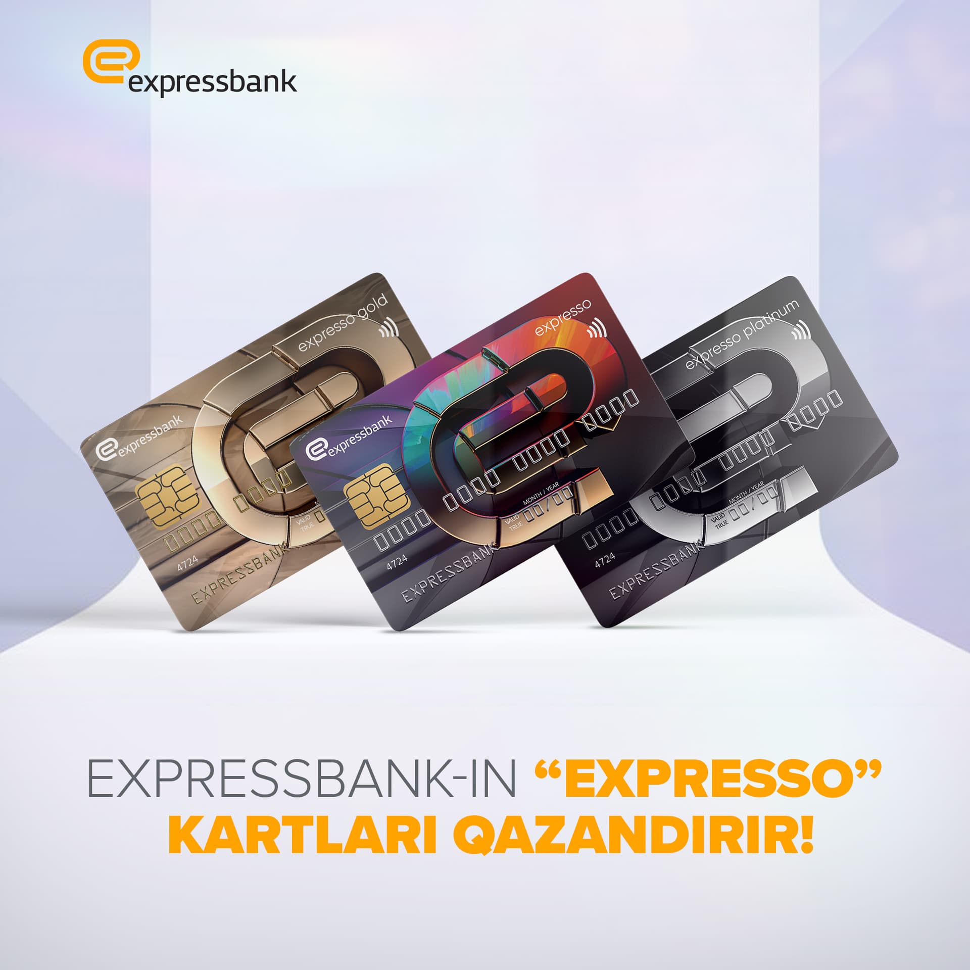 Expressbank-ın “Expresso” kartlarını pulsuz əldə edərək, əlavə üstünlüklər qazanın!
