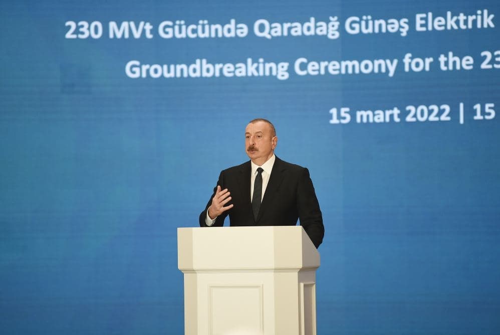 İlham Əliyev: Azərbaycan elektrik enerjisinin böyük istehsalçısı və ixracatçısı olacaqdır