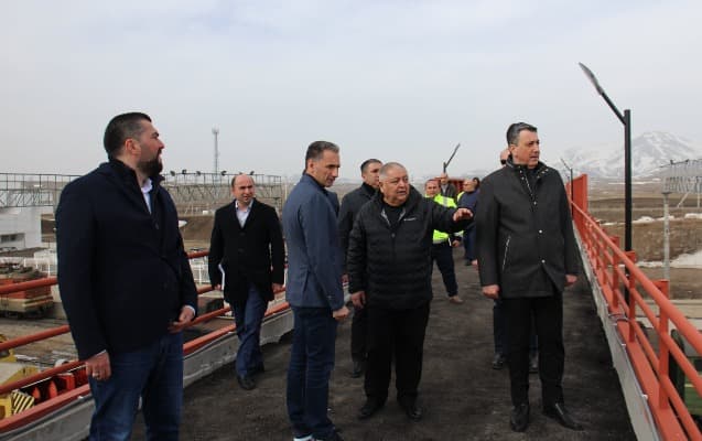 Rəşad Nəbiyev Axalkələk stansiyasında görülmüş işlərlə tanış oldu