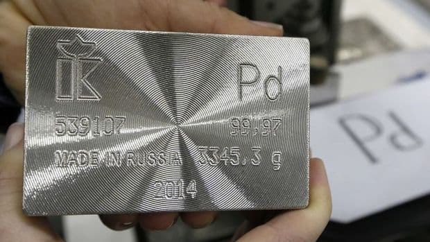 Palladium qiymətlərində rekord artım