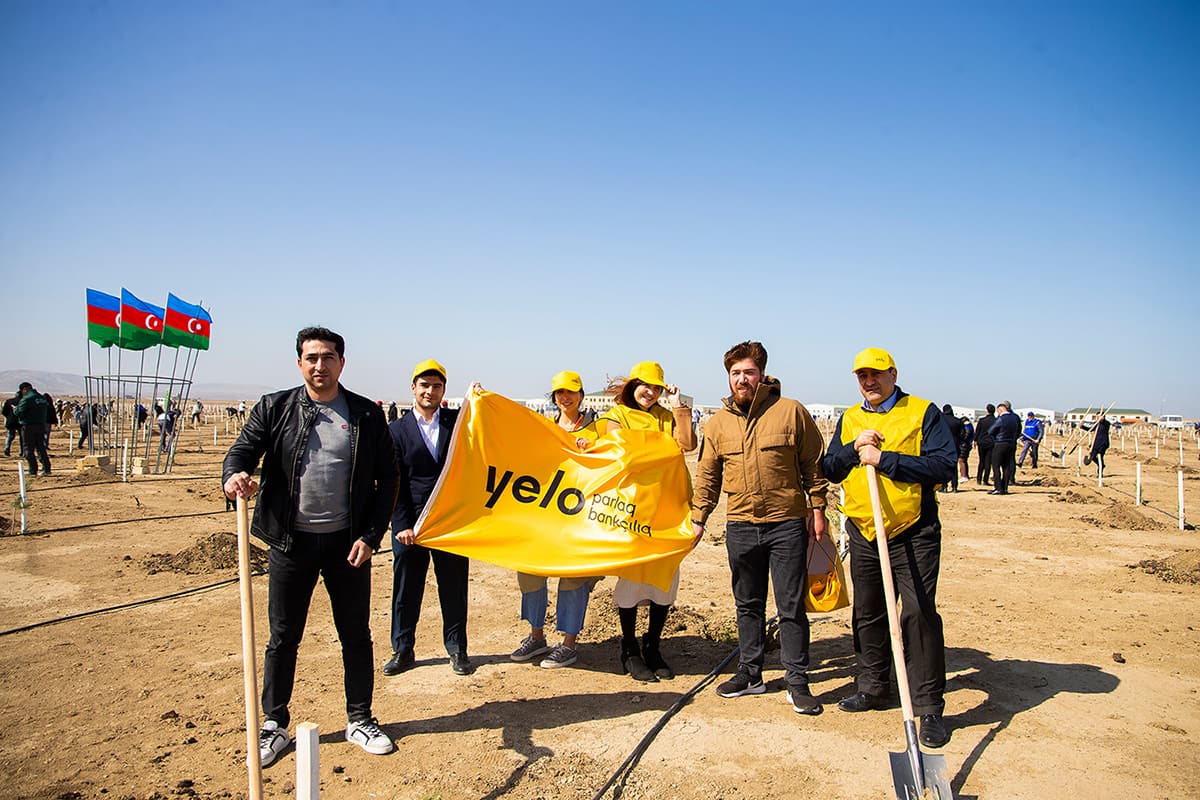 Yelo Bank ağacəkmə kampaniyasında iştirak etdi