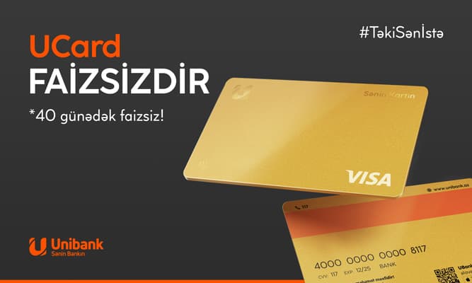 Unibankdan ölkədə bir ilk- multivalyutalı bank kartı
