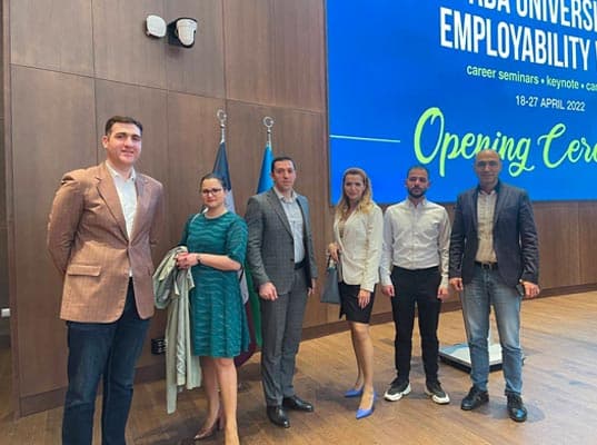 Unibank ADA Universitetində keçirilən karyera həftəsində iştirak edir