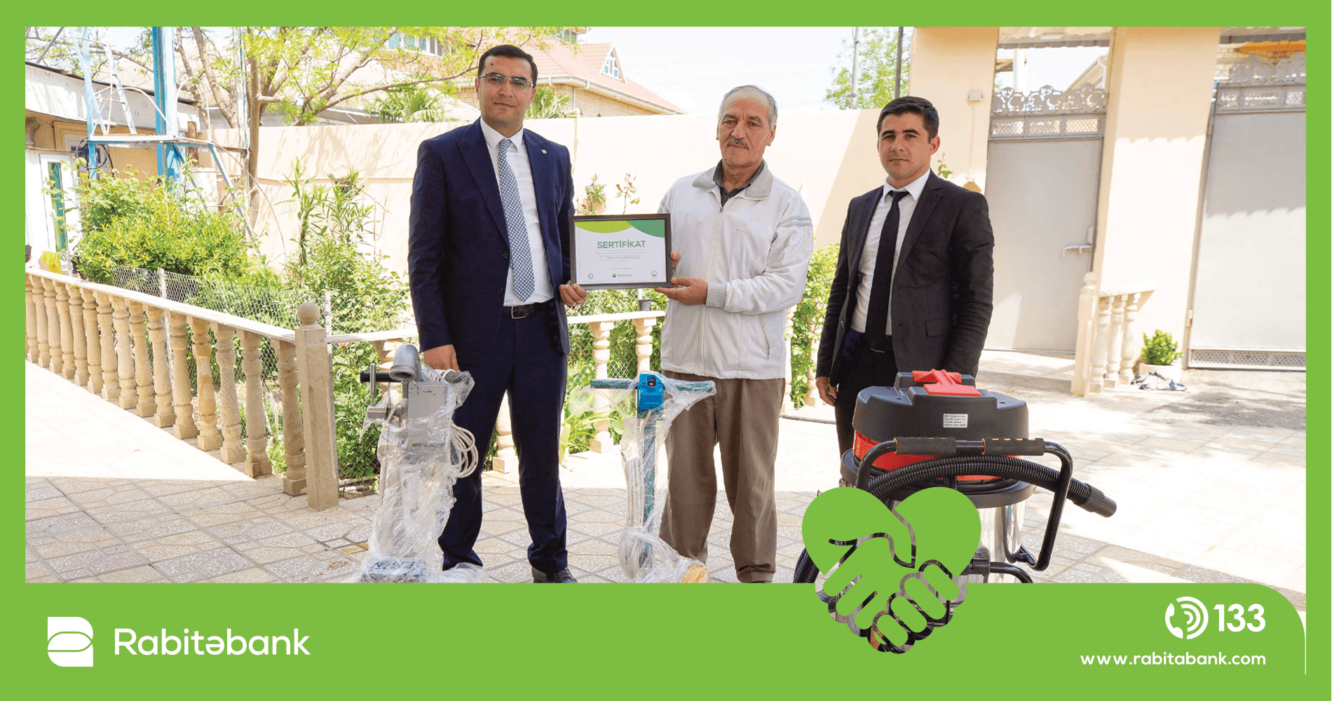 Rabitəbank şəhid ailəsinə fərdi sahibkarlıqla bağlı dəstək göstərdi