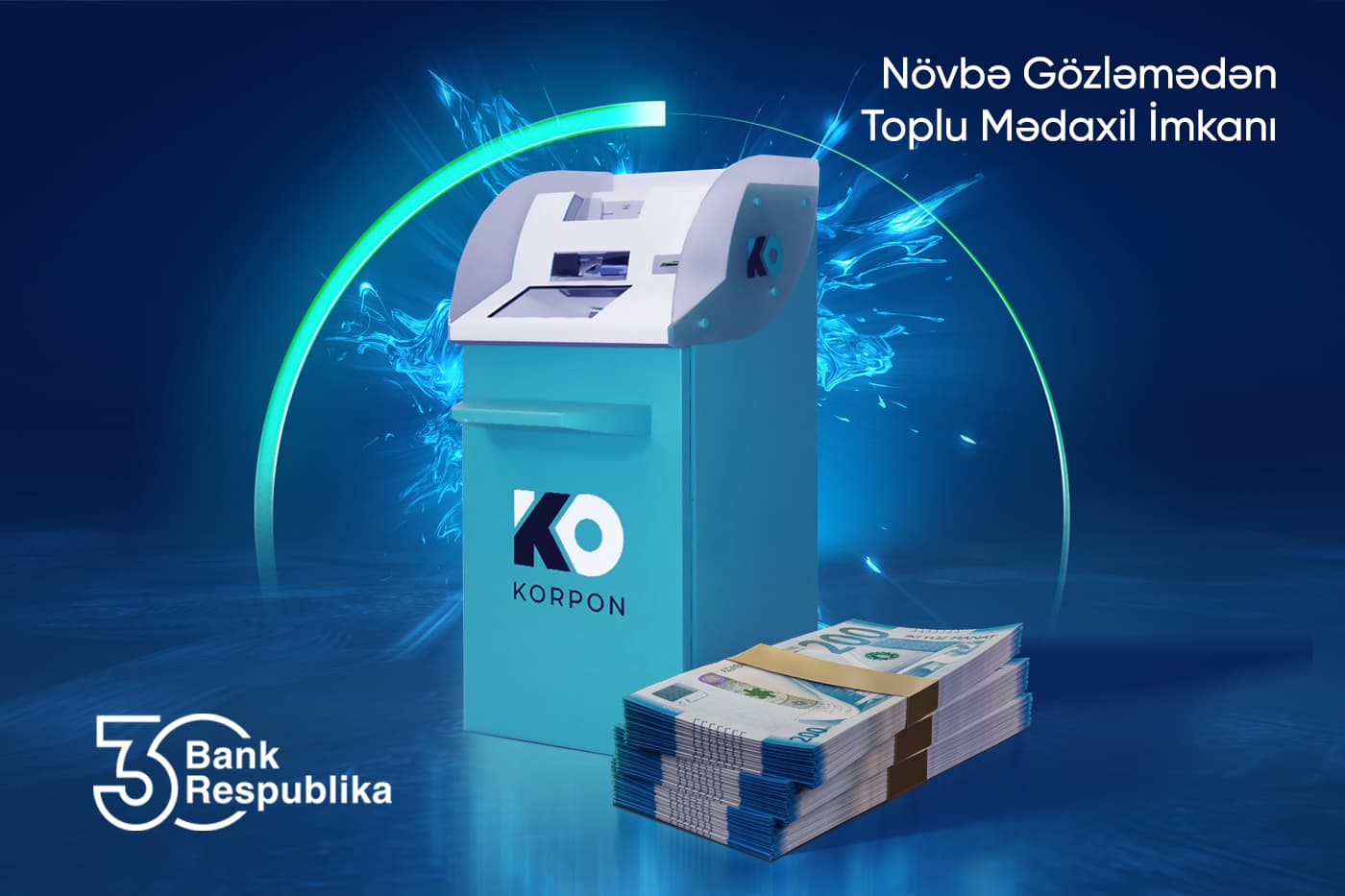 Bank Respublika müştəriləri KorpON terminallarından istifadə edə biləcək
