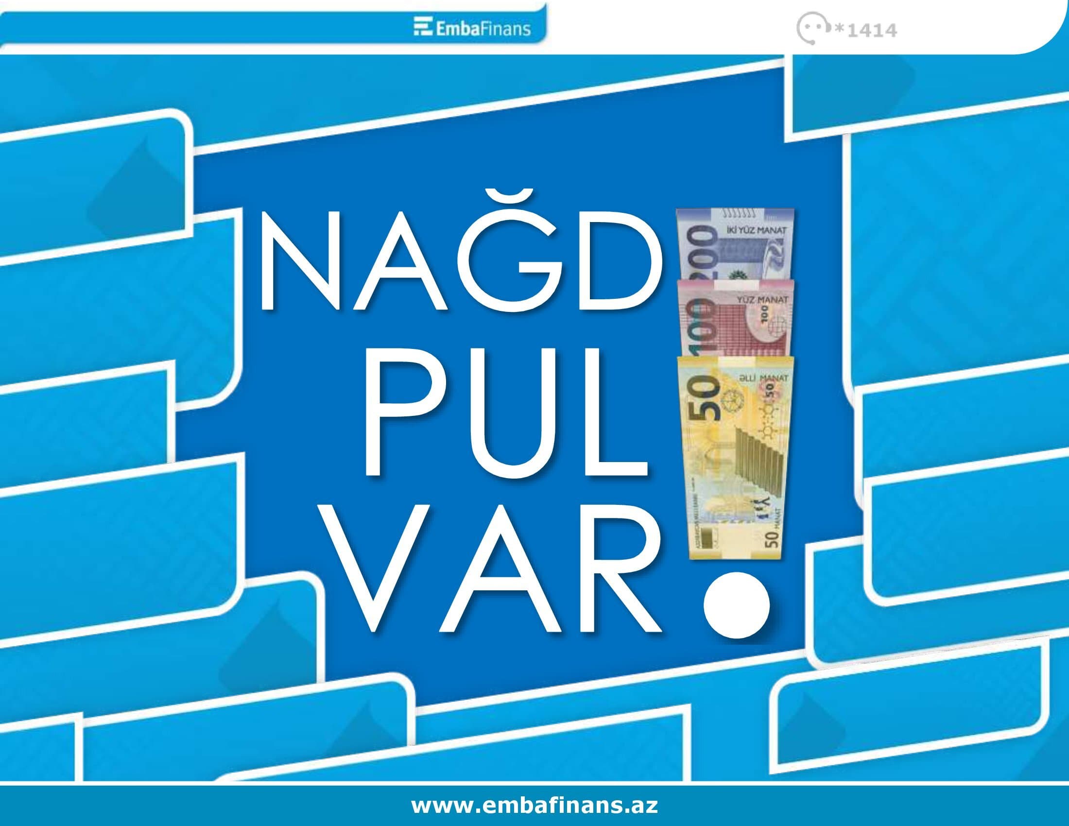 Nağd pul var