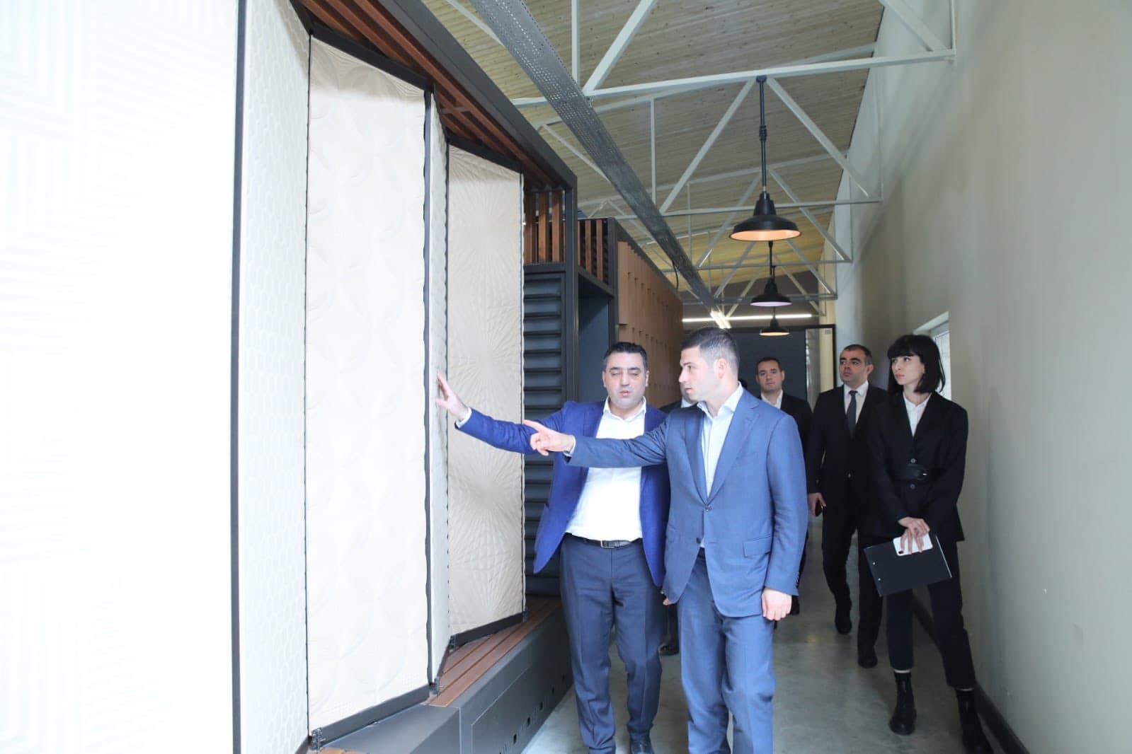 Orxan Məmmədov: Novxanı kəndində İdeal Baku MMC-yə məxsus zavodda istehsal prosesi ilə yaxından tanış olduq