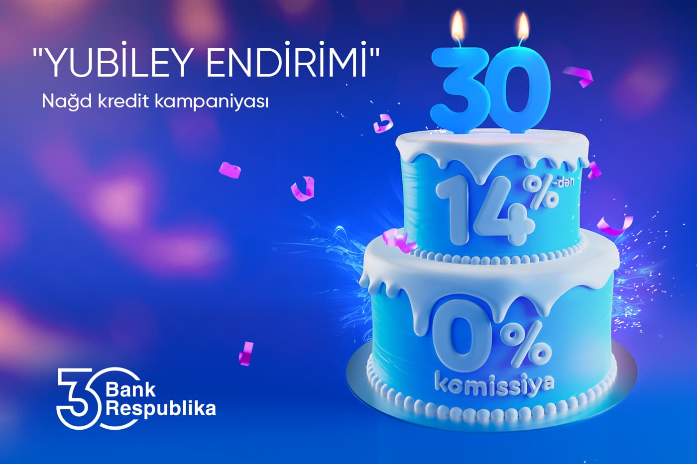 Bank Respublika “Yubiley Endirimi” adlı nağd kredit kampaniyasına start verib