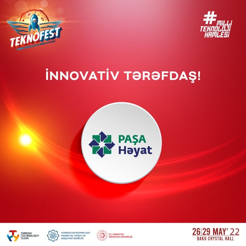 PAŞA Həyat “Teknofest” Festivalının innovativ tərəfdaşıdır!