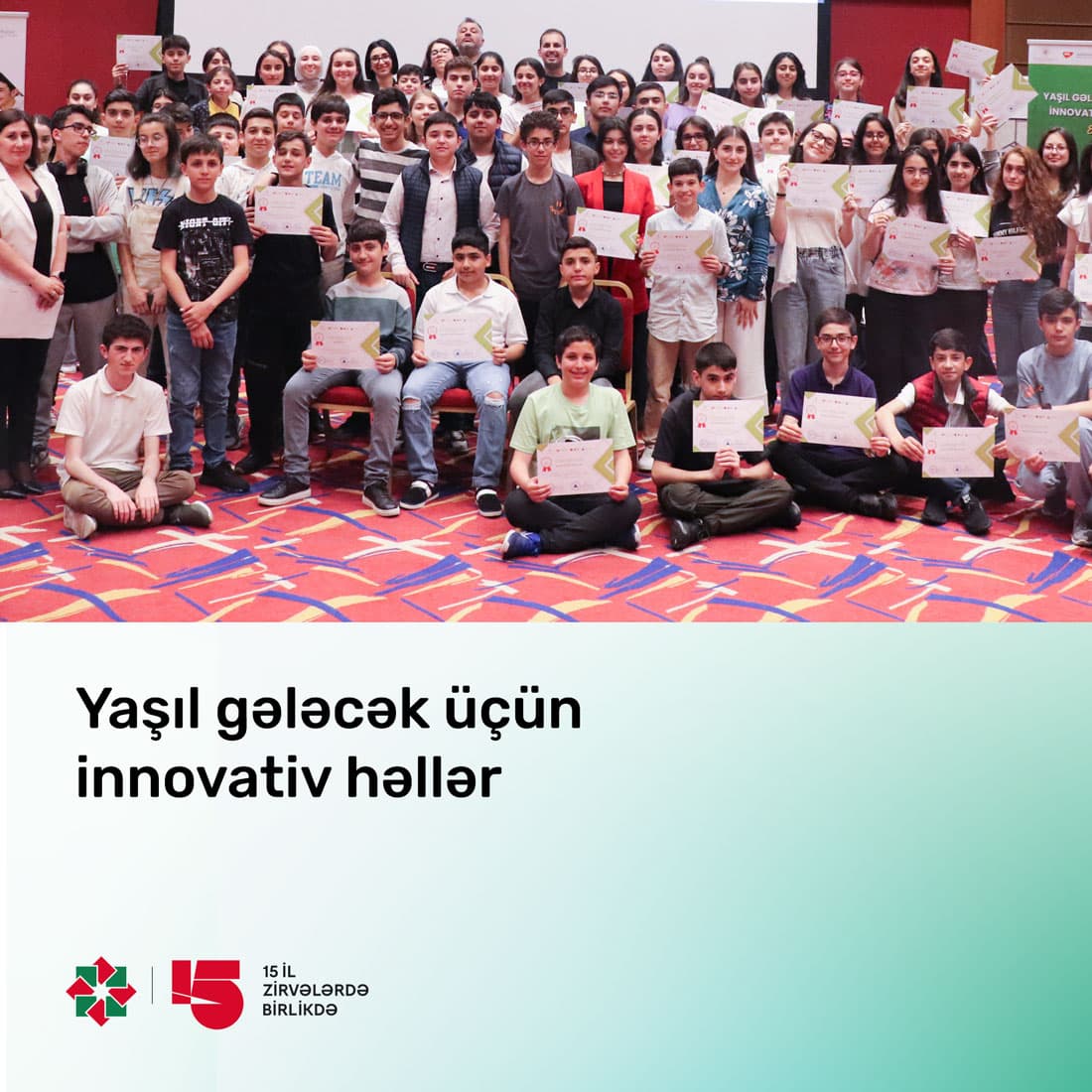 “PAŞA Bank”ın tərəfdaşlığı ilə "Yaşıl Gələcək üçün İnnovativ Həllər" adlı eko “bootcamp”ı keçirilib