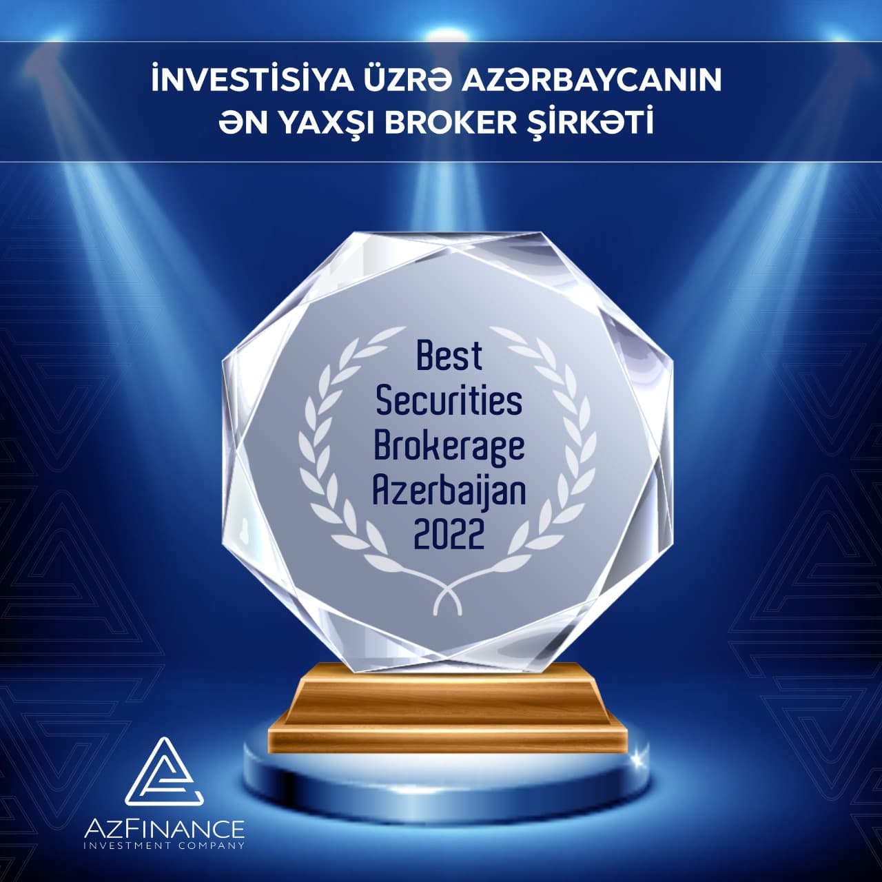 AzFinance ölkənin ən yaxşı investisiya şirkəti seçildi